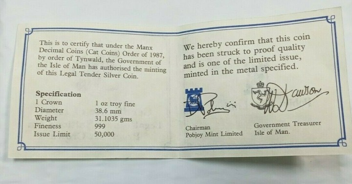 開箱曼克斯貓銀幣