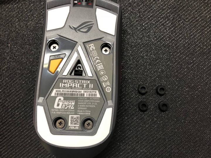 [開箱] ROG STRIX IMPACT II 鋼彈滑鼠