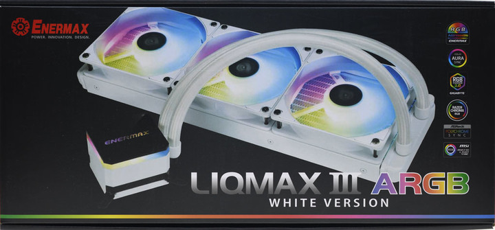 純白版ENERMAX LIQMAXIII 360一體式水冷動手玩