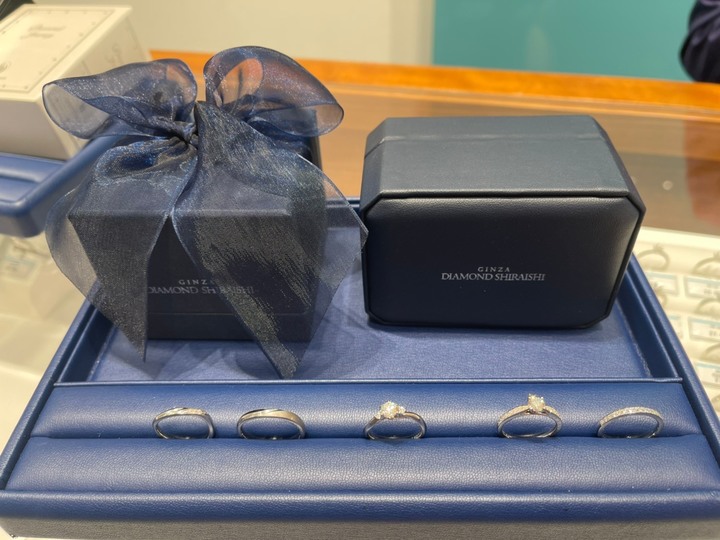 分享銀座白石婚戒