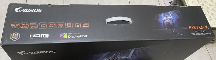 AORUS FI27Q-X 鷹神加持240HZ 電競體驗新突破