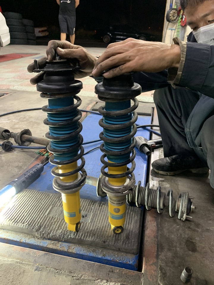 TOYOTA TERCEL  1.5 BILSTEIN 黃桶 B6  解除豐田避震器船行搖晃封印