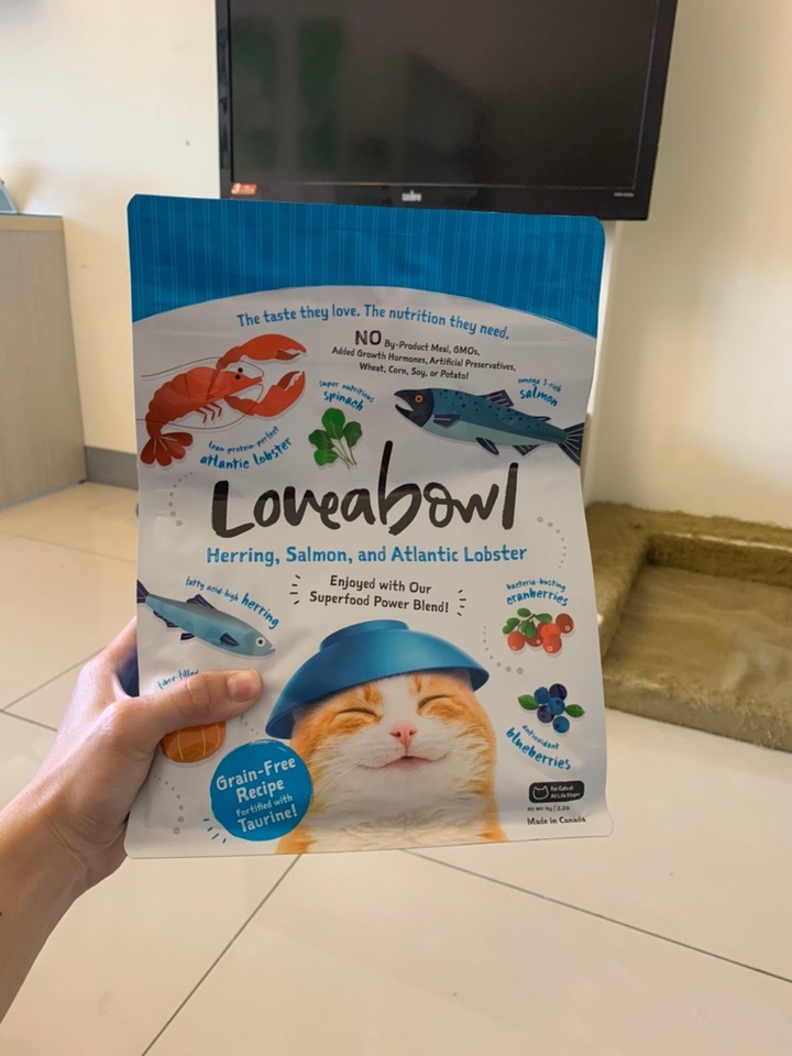 Loveabowl囍碗無穀天然糧-全齡貓/鯡魚&鮭魚/開箱/分享