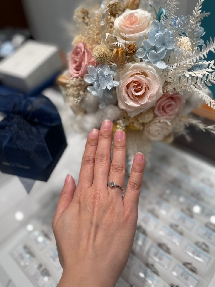 分享銀座白石婚戒
