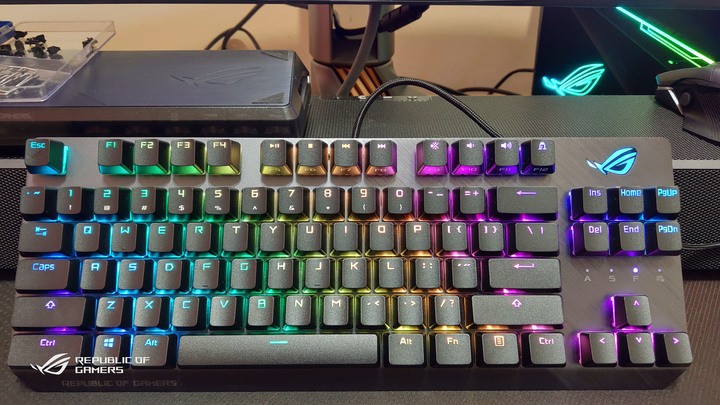 ROG PBT Keycap set鍵帽組(簡單開箱)