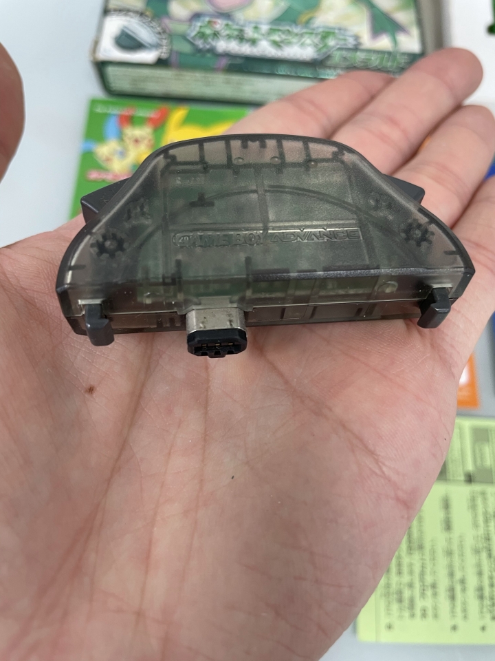 GBA主機&amp;神奇寶貝綠寶石卡帶 開箱