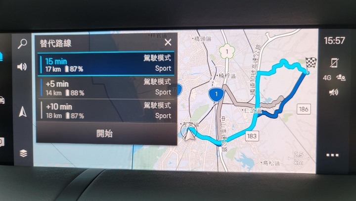 Taycan 4S 關於電力資訊比較多的試乘分享