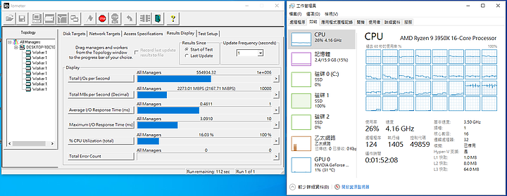 AMD Ryzen 9 3950X 搭 PCIe 4.0 SSD，實戰百萬IOPS、每秒10GB