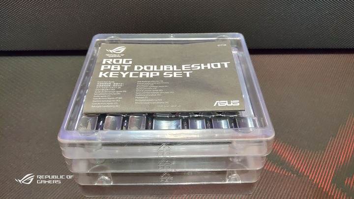 ROG PBT Keycap set鍵帽組(簡單開箱)
