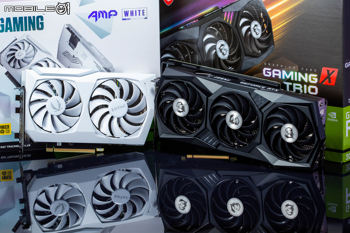 1080p遊戲效能裝機選擇 Zotac RTX 3060 AMP White Edition/MSI RTX 3060 Gaming X TRIO 實測