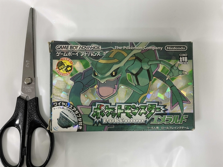 GBA主機&amp;神奇寶貝綠寶石卡帶 開箱