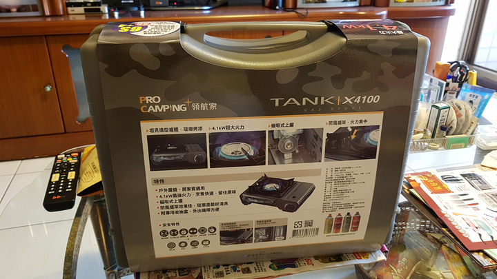 妙管家 Pro Camping 領航家 坦克爐 X4100 開箱