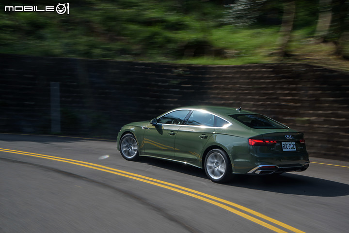 Audi小改款A5 Sportback 40 TFSI S line試駕|實用又有型,動力再添輕油電系統輔助!