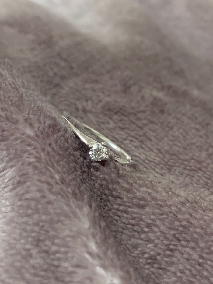 極簡獨鑽_WEDDINGCODE葳町釦鑽石婚戒分享