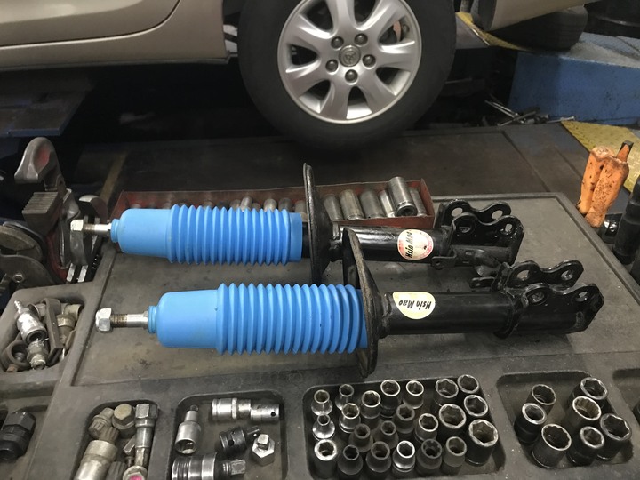 TOYOTA TERCEL  1.5 BILSTEIN 黃桶 B6  解除豐田避震器船行搖晃封印