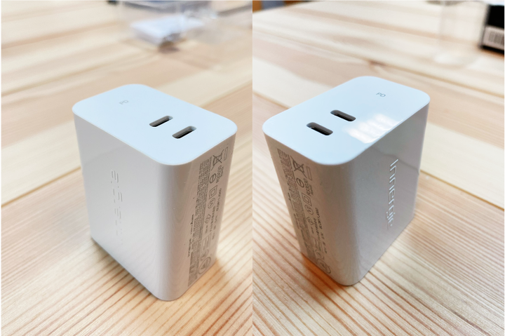[木桌開箱] Innergie新出的充電器－C6 Duo 63瓦雙孔 USB-C 萬用充電器(摺疊版)