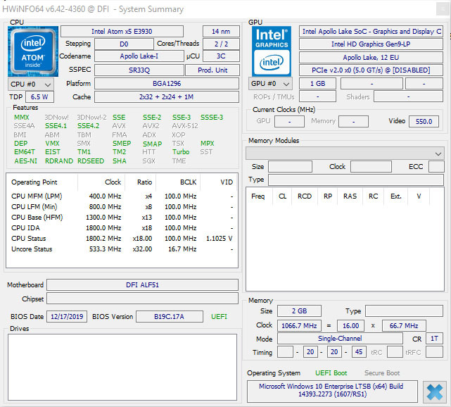 信用卡大小的DFI ALF51 1.8吋SBC動手玩