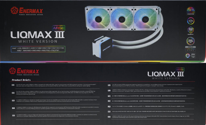 純白版ENERMAX LIQMAXIII 360一體式水冷動手玩