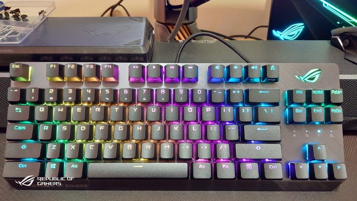 ROG PBT Keycap set鍵帽組(簡單開箱)