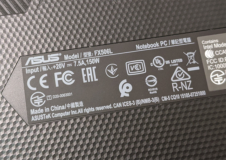 FX506LI粉嫩開箱