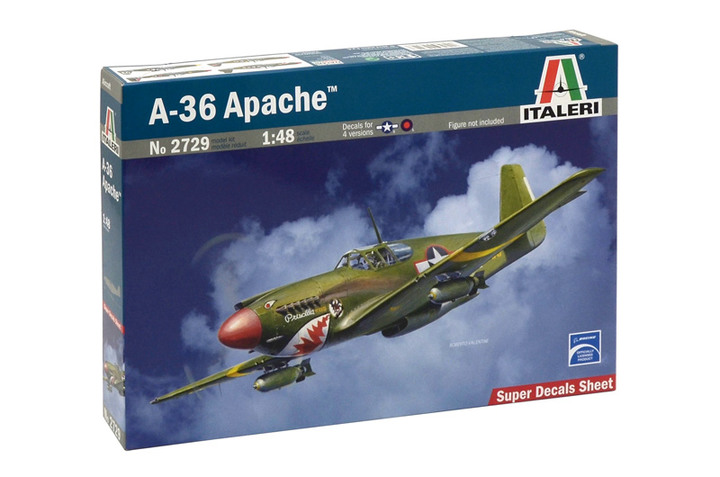 [開箱文]Accurate Miniatures No. 3401  1:48 二戰美軍A-36 Apache阿帕契對地攻擊機