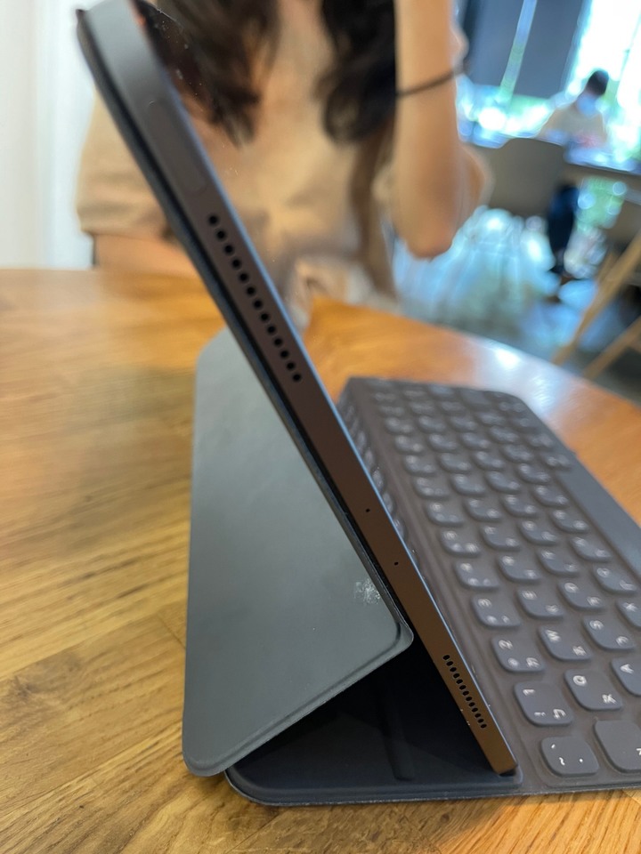 支援聰穎鍵盤的 iPad 保護殼+類紙膜