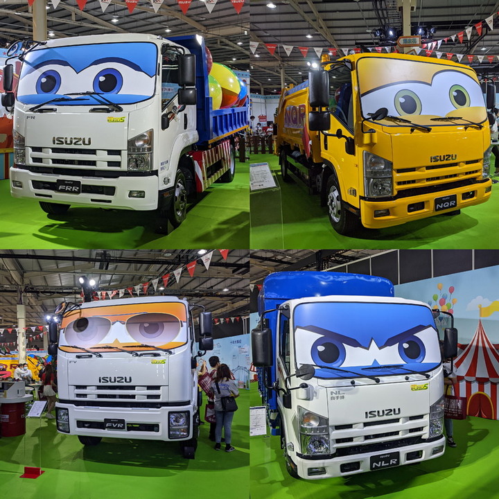 第一次看商用車展(FUSO、賓士、 SITRAK、IVECO、HYUNDAI、IZUZU、FORD、SUZUKI)