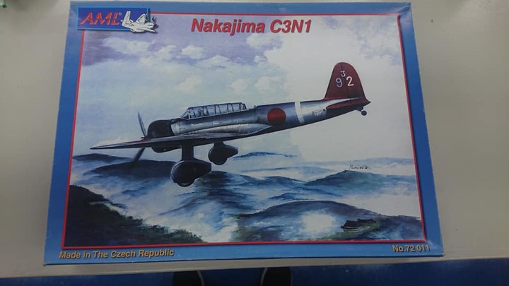 （開箱）少見的1/72二戰飛機模型！AML出品日本海軍九七式艦上偵察機（C3N1）