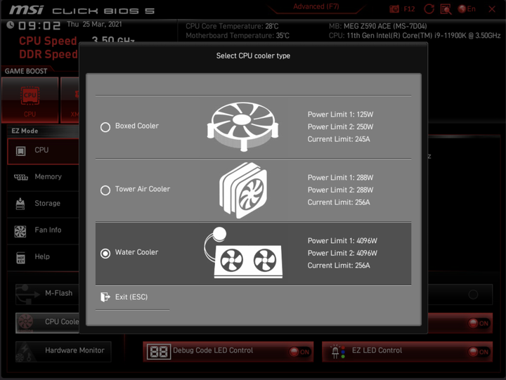 MSI MEG Z590 ACE 主機板開箱實測 以冷靜發揮效能的實力選手