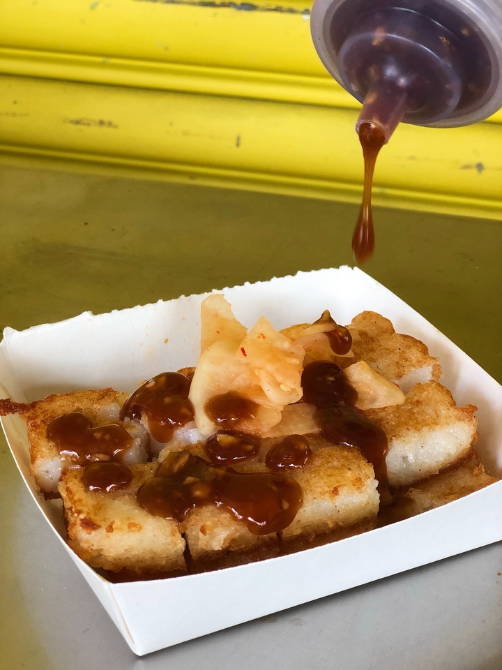 【天津正宗蔥油餅王】北屯天津路與雖遠路交叉口的排隊美食