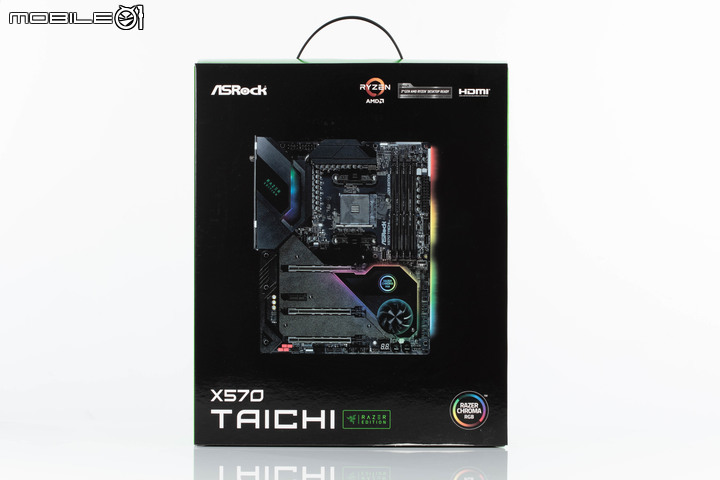 ASRock X570 Taichi Razer Edition 主機板開箱實測 妖蛇合一的視覺電競體驗