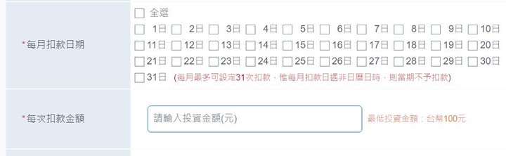 詢問元大日日扣跟台新Richart小額投資