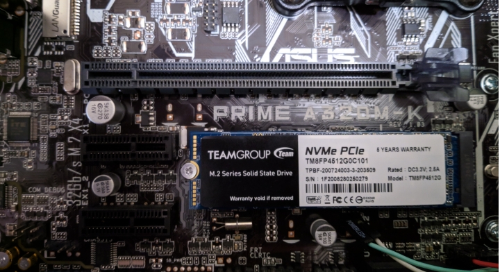 Asus A320M K抓不到PCIE SSD