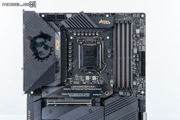 MSI MEG Z590 ACE 主機板開箱實測 以冷靜發揮效能的實力選手