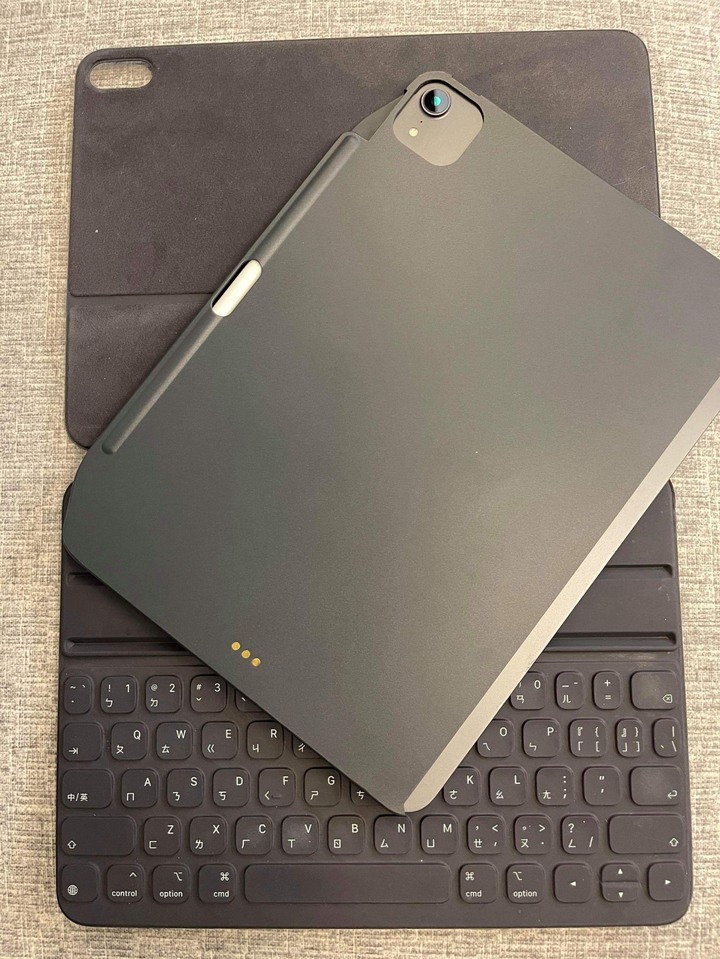 支援聰穎鍵盤的 iPad 保護殼+類紙膜