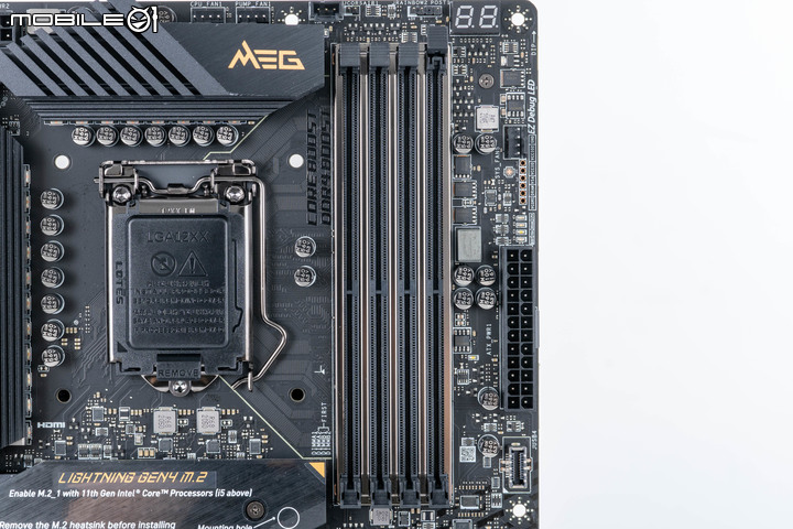 MSI MEG Z590 ACE 主機板開箱實測 以冷靜發揮效能的實力選手