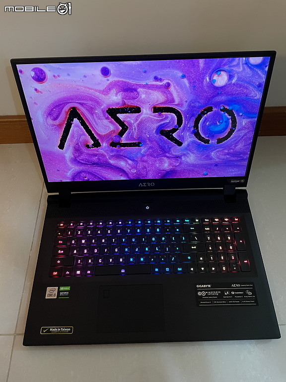 技嘉 AERO 17 HDR YC 頂規 RTX3080 簡易開箱