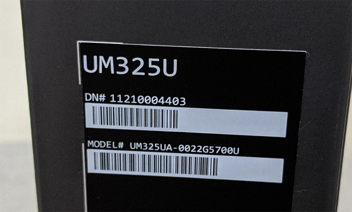 點我看大圖 UM325UA(ZenBook 13)實機開箱