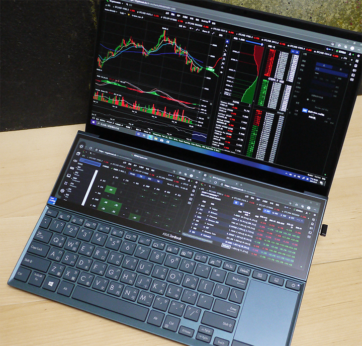 無限視野之ZenBook Duo UX482EA體驗（貳）：打打Switch看股票