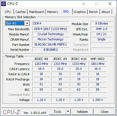 Crucial Ballistix D4 3600 E-Die超頻實戰－超頻篇
