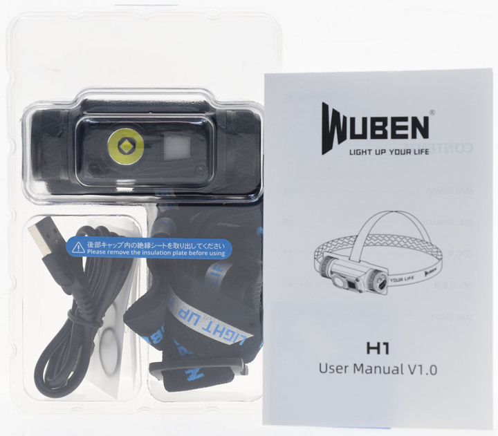 WUBEN H1高亮度雙光源LED頭燈開箱
