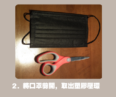 口罩變成排水孔過濾網