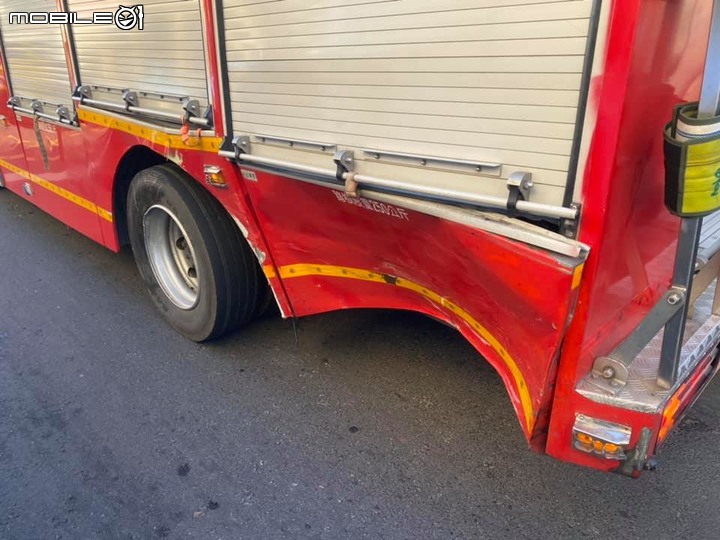 IRENT出租車擊落消防車
