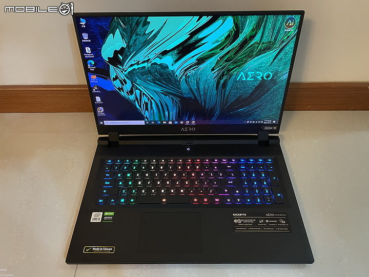 技嘉 AERO 17 HDR YC 頂規 RTX3080 簡易開箱