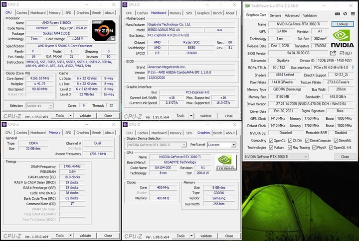 終於入手空氣顯卡 AORUS RTX 3060 Ti MASTER 8G