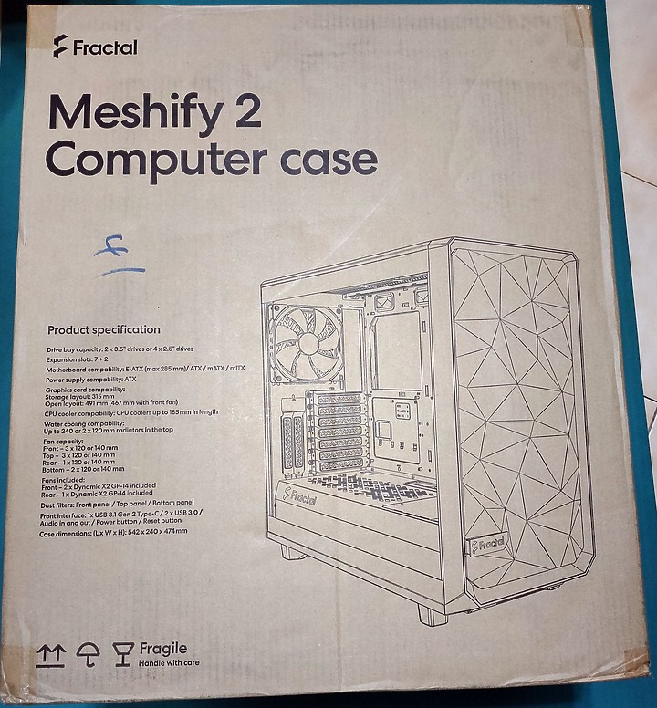 匠心獨具 簡潔洗練 Fractal Design Meshify 2 TG 機殼開箱