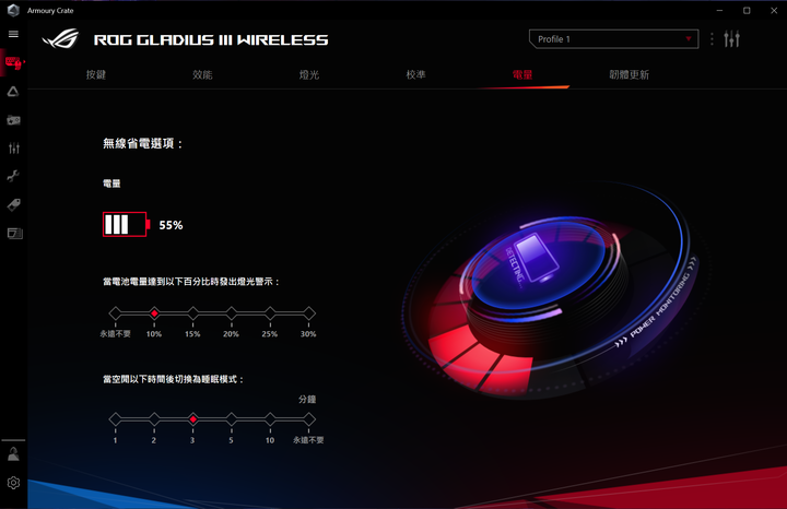 ROG GLADIUS III Wireless神鬼滑鼠(簡單開箱)
