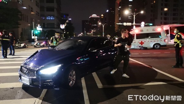 信義區松仁路救護車車禍！車上傷者割腕輕生又遭撞急轉車送醫