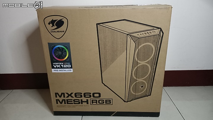 點我看大圖 COUGAR美洲獅 MX660 Mesh RGB 開箱心得