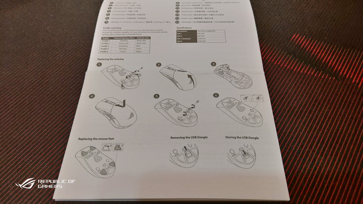 ROG GLADIUS III Wireless神鬼滑鼠(簡單開箱)